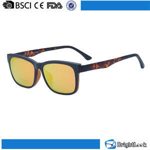 De moda más nueva visión nocturna clip on lentes flip-up marco óptica - Product Image 2