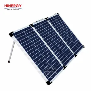 Hinergy Portable Solar 100w 200w 300w 12v Folding Solar Panel Charging Kits for Motorhomes