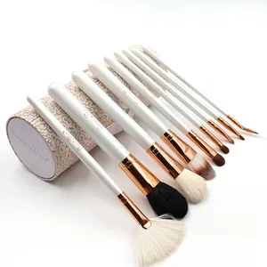9 PC Pro Eye Shadow Beauty Brushes Lip Concealer Makeup Sets