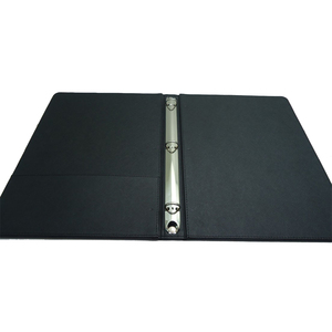 A4 PU Leather 3 ring binder file folder