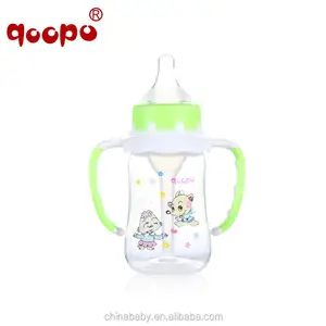 BPA Free Anti-colic 150ml Baby Feeding Bottle PP Material With Handle Customized Baby Bottle