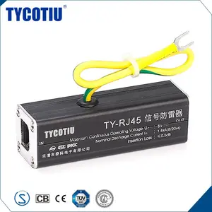 TYCOTIU Китай Оптовый Рынок Ethernet Surge Protector/Сигнал Спд/Молниеотвод Для Rj45
