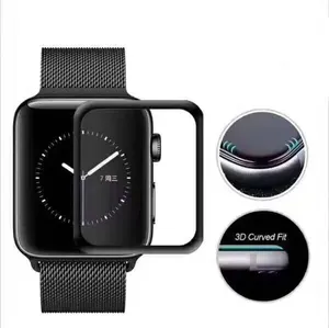 الأعلى مبيعًا غطاء كامل ثلاثي الأبعاد من الزجاج المُقسّى من الزجاج المُقسّى من أجل ساعة Apple Watch من Apple Watch