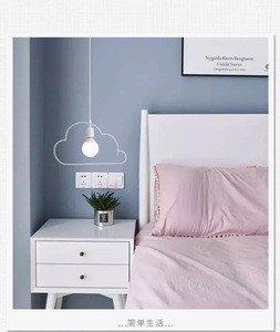 Hermosa nube único colgante lámpara dormitorio iluminación restaurante nube colgante de luz - Product Image 5
