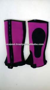 High Quality InStyle Half Horse Riding <b>Leggings</b> Zipper Air Mesh Fabric <b>Suede</b> Leather Patch Various Equestrian Kits Accessories - Product Image 2