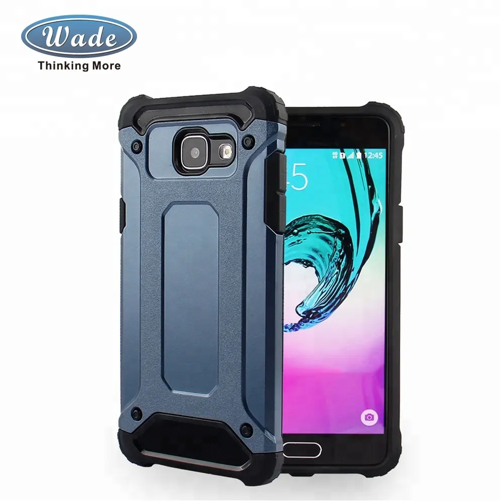 Wadegroup New Product Super Steel Armor Iron Combo PC TPU Mobile Phone Case Cover For Sumsung Galaxy A310
