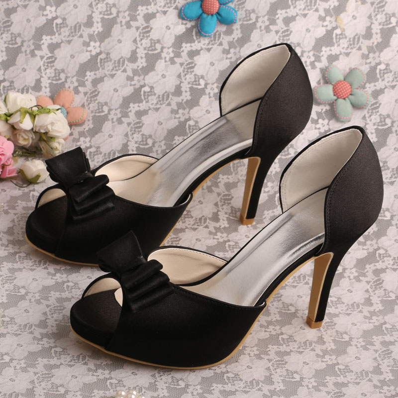 Girls Purple High Heel Slip-On Dress Shoes, Size 4 Peep Toe Pumps for  Autumn and Spring - Stylish and Comfortable Footwear