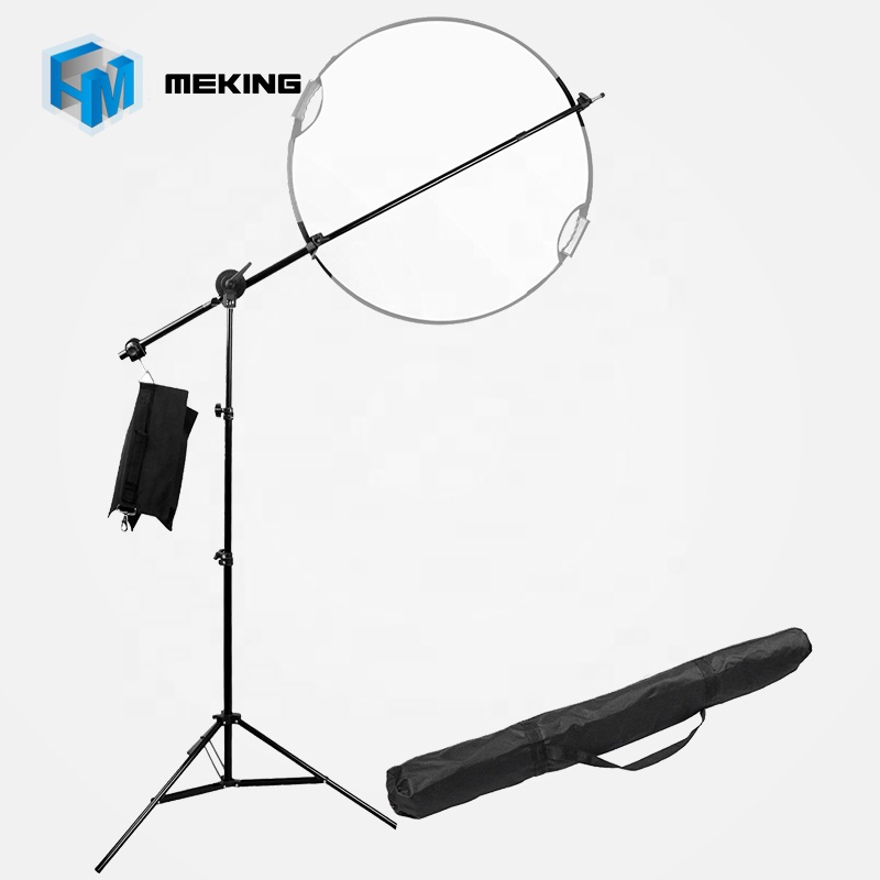 Раздвижной штатив Meking для фотостудии, стойка с отражателем и держателем для фотосъемки