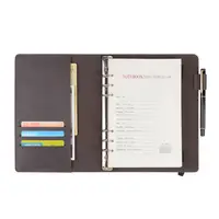 Goede Kwaliteit Stationair Van Hardcover 6Ring Losbladige Notebook A5 A6 A7 Met Bungee Koord Voor Groothandel