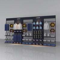 Présentoir Commercial Pliable en Métal pour Vêtements, T-shirts et Costumes – Idéal pour Boutiques et Magasins de Détail