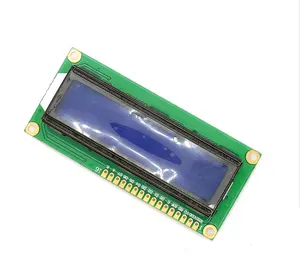 LCD 1602 LCD צג LCD1602 5V כחול מסך ולבן קוד