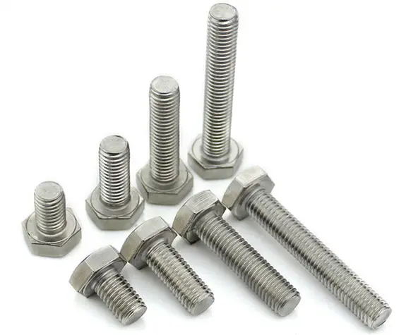 Grade4.8/6.8/8.8/10.9/12.9 din933 din931 din934 black and zinc plated hex bolts and nuts