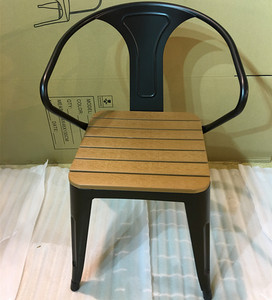 Alta calidad fuera de la parte superior de madera de jardín de hierro forjado <span class=keywords><strong>mesa</strong></span> <span class=keywords><strong>y</strong></span> silla - Product Image 6
