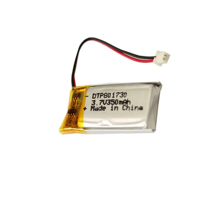 752028 Hot Sale 3.7V 350mAh Lithium Polymer Rechargeable Battery