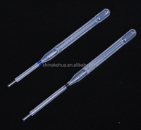 Micropipette à double bulbe PE KEHUA KH1406 10ul/100ul pour transfert de volume précis, personnalisée pour spécifications spéciales