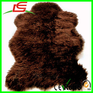 Faux fur piel del oso acento alfombra de peluche de felpa - Product Image 3