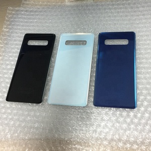 Стеклянный Чехол для мобильного телефона <span class=keywords><strong>Samsung</strong></span> <span class=keywords><strong>S10</strong></span> <span class=keywords><strong>Plus</strong></span>, крышка аккумулятора с клеем - Product Image 5