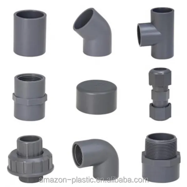 plastic pvc fitting GB/T standard U-PVC pipe and fittings coupling