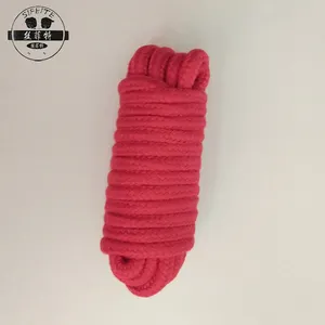 Couple fun sex toy soft sexy colorfu cotton rope braided 5m restraint rope