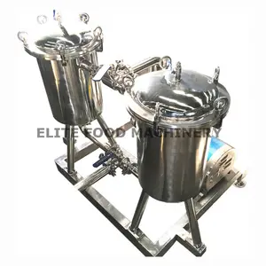 double filter for juice milk filter machine