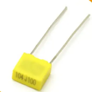 0.1 미크로포맷 104J 100V P = 5MM 보정 커패시터