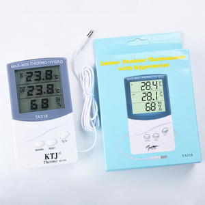 Mestek-TA318 hygromètre numérique, Mini-mètre <span class=keywords><strong>avec</strong></span> affichage numérique, <span class=keywords><strong>humidité</strong></span>, température, <span class=keywords><strong>thermomètre</strong></span> et sonde - Product Image 5