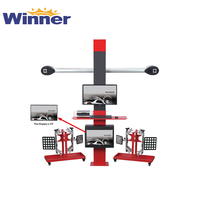 Équipement de garage pour atelier de pneus 3D en Europe, alignement des roues / équipement d'inspection automobile / machine d'alignement des roues 3D d'occasion à vendre