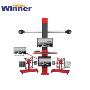 Avrupa 3D lastik dükkanı garaj ekipmanları tekerlek hizalama/araba inceleme ekipmanı/3d kullanılan tekerlek hizalama makinesi satılık