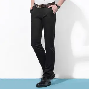 Pantaloni Casual da <span class=keywords><strong>uomo</strong></span> Casual Plus Size pantaloni elasticizzati dritti pantaloni da <span class=keywords><strong>uomo</strong></span> d'affari con Custom - Product Image 1