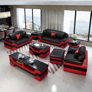 Muebles europeos justo italiano moderno sofá de cuero para magnífica casa - Product Image 6