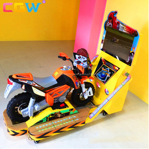 Monnayeur Balançoire Moto Machine Kiddie Ride <span class=keywords><strong>Arcade</strong></span> 3D Course Machine De Jeu - Product Image 3