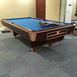 最も安いファンシースレートプールテーブル標準ブラック8ビリヤードテーブル9ft/8ft - Product Image 4
