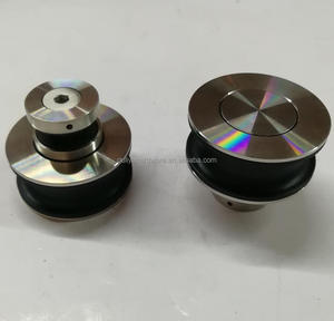 ที่มีคุณภาพสูงสแตนเลส Frameless เลื่อนลูกกลิ้งประตูห้องอาบน้ำฝักบัวสำหรับท่อสี่เหลี่ยมเลื่อน - Product Image 5