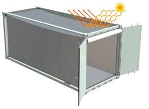 97% phản xạ 20ft/40ft/40hq lạnh chuỗi vận chuyển <span class=keywords><strong>container</strong></span> cách nhiệt lót cho đường biển hoặc không khí hậu cần giao thông vận tải - Product Image 2