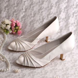 (22 Colors)Off Ivory White <strong>Women</strong> Low Heels Autumn <strong>Pumps</strong> - Product Image 1