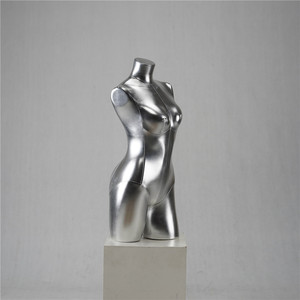 Hot mới được thiết kế sợi thủy tinh/PU bọt Bạc Da Nữ Thân mannequin hình thức - Product Image 2