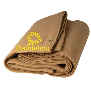 Brandvertragende Polyester Canvas Tarp Voor Trailer Cover Waterdichte Heavy Duty Duurzaam Met Tule Katoen 12x20ft Andere Stof