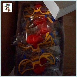 Quality Fancy Dress Costume Plastic Funny Clown Party Glasses with <strong>Nose</strong> HPC-0633 - Product Image 6