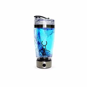 Wholesale Custom Logo Plastic Usb Electric Protein Shaker Bottle Shaker Cup Gym Water Bottle