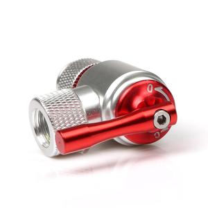 Pompe à vélo miniature en alliage d'aluminium GUB P006, <span class=keywords><strong>gonfleur</strong></span> CO2, buse d'inflation <span class=keywords><strong>rapide</strong></span> isolée, accessoires de pompe à vélo française/Schrader - Product Image 3