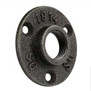 <span class=keywords><strong>10</strong></span> pcs Ống Mặt Bích Gói Sàn Màu Đen Mặt Bích Đúc Sắt Phụ Kiện Đường Ống bán trên amazon - Product Image 3