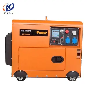 KADA diesel generator 5000 watt 5 kva 3 fase generator air cool diesel generator