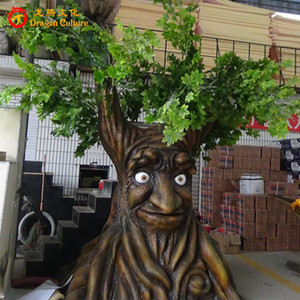 High Simulation Animatronic Cartoon <strong>Face</strong> Artificial <strong>Tree</strong> Attractive Indoor Product for Adventure Park Public Spaces Popular Park - Product Image 2