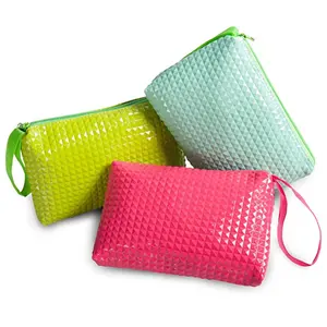 Eco beauty candy jelly ladies' designer makeup bag glitter cosmetic bag