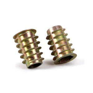 High Quality Furniture Wood <strong>Insert</strong> <strong>Nut</strong> <strong>M5</strong> M6 M8 Threaded <strong>Inserts</strong> for Wood - Product Image 1