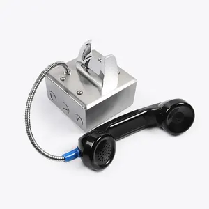 Corded Telephone Old Style Classic Rugged Industrial Telephone Jail Phone For Labor Campus Clean Room Phone