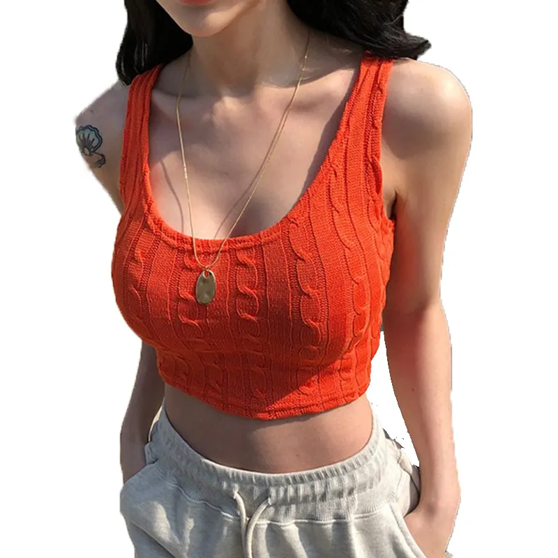 Sommer ärmellose sexy Pullover Weste für Frauen schlanke Fitness indische T-Shirt weibliche schlichte Halfter kurze Tank Top