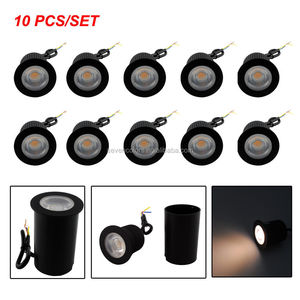 Éclairage extérieur rond IP67 pour jardin, lumière LED pour marches, 120V en béton encastré (SC-F112A) - Product Image 6