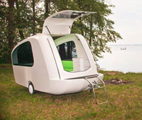 Petite caravane de camping en fibre de verre OEM