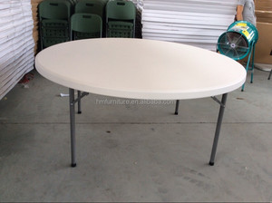 Hiện đại <span class=keywords><strong>160cm</strong></span> vòng nhựa gấp bảng có thể gập lại phòng ăn đồ nội thất cho nhà căn hộ hội thảo và công viên sử dụng cho khách sạn - Product Image 3